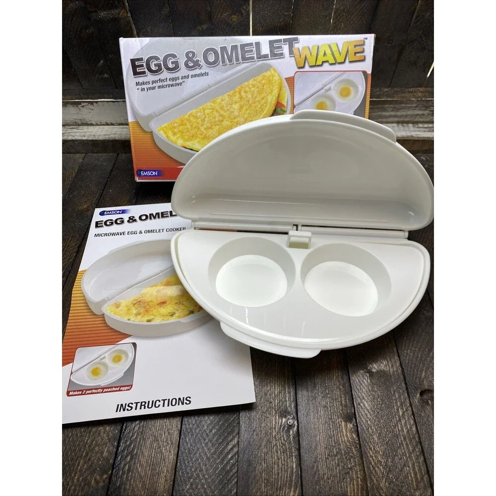 Emson Egg & Omelet Wave Microwave Cooker Makes Perfect Eggs & Omelets